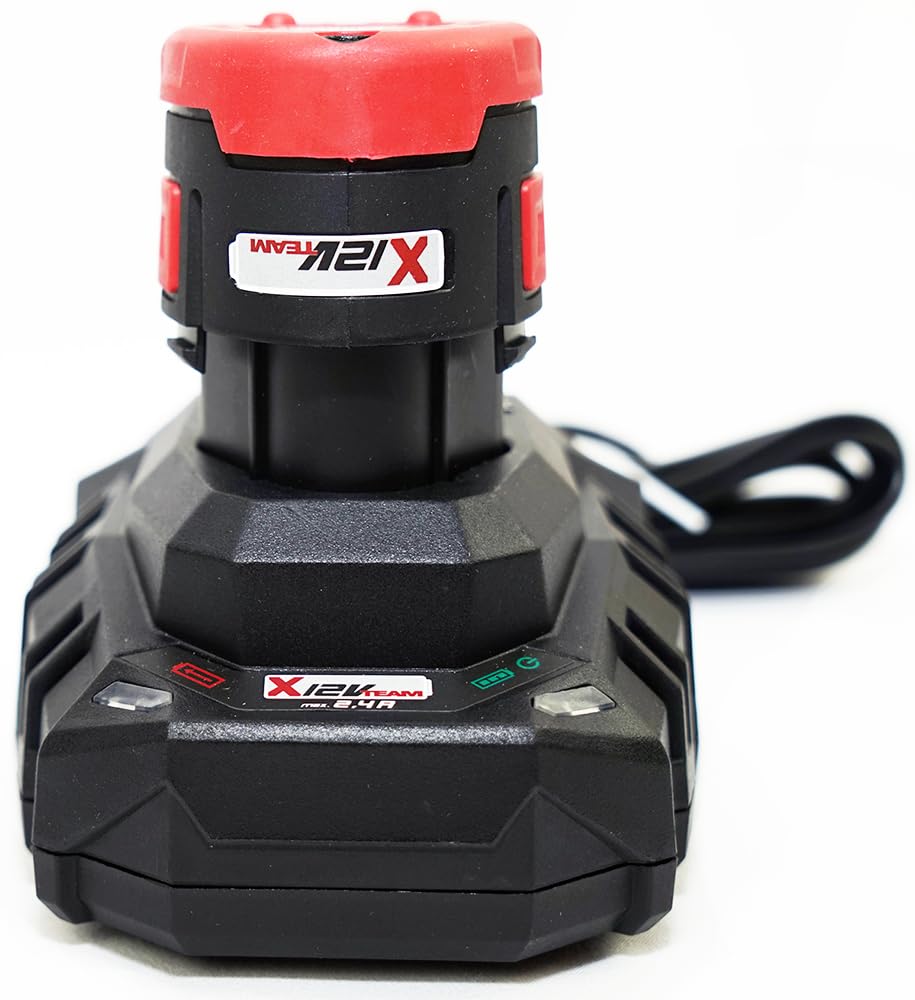 Offerta per batteria originale PAPK 12 da 12V 2Ah con caricabatterie – batteria agli ioni di litio – compatibile con la serie PARKSIDE X12V Team – caricabatterie 2,4 A