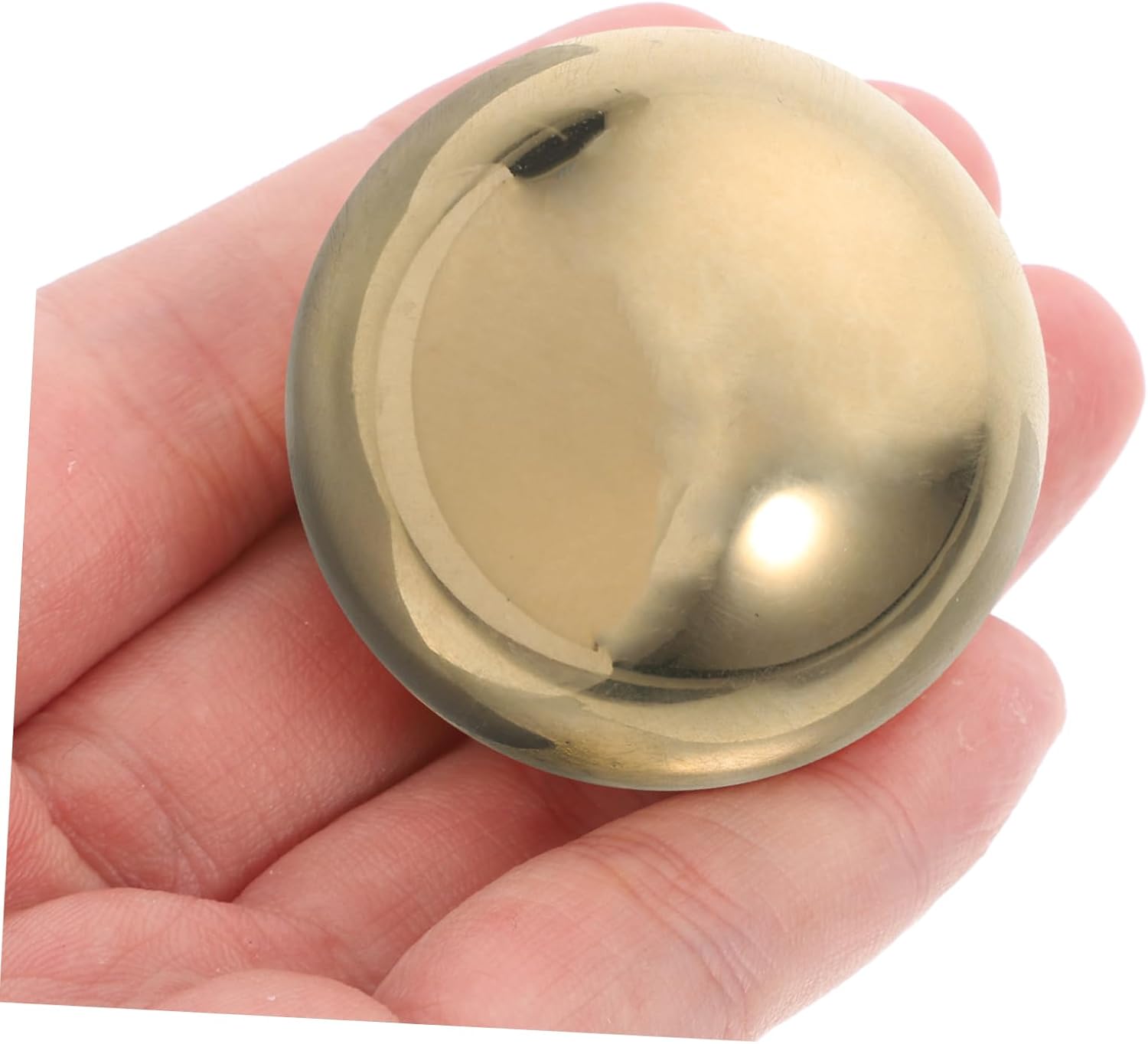 OUNONA 2Pcs Brass Hand Exercise Balls Decorative Orbs for Home Decor Centerpiece Table Decorations Meditation Fitness Versatile Use for Home Office and Gym