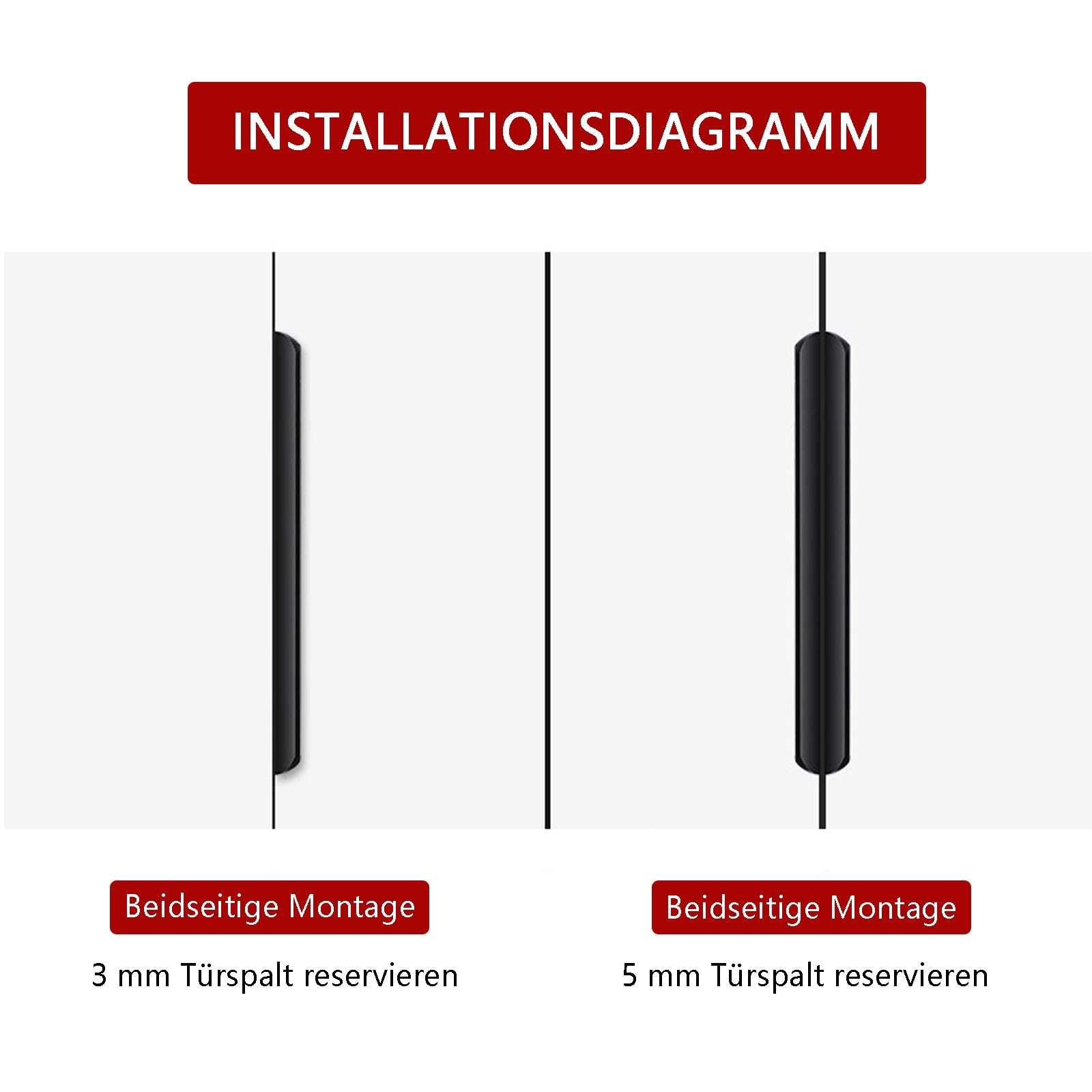 Schrankgriffe 4er Set L:12/15/20/30/40/60/80/100/120cm Moebelgriffleiste Aluminium Türgriffe Schubladen Griffe Schickes Design Für Eine Moderne Und Funktionale Einrichtung(Kaschmirgrau,L:80cm)