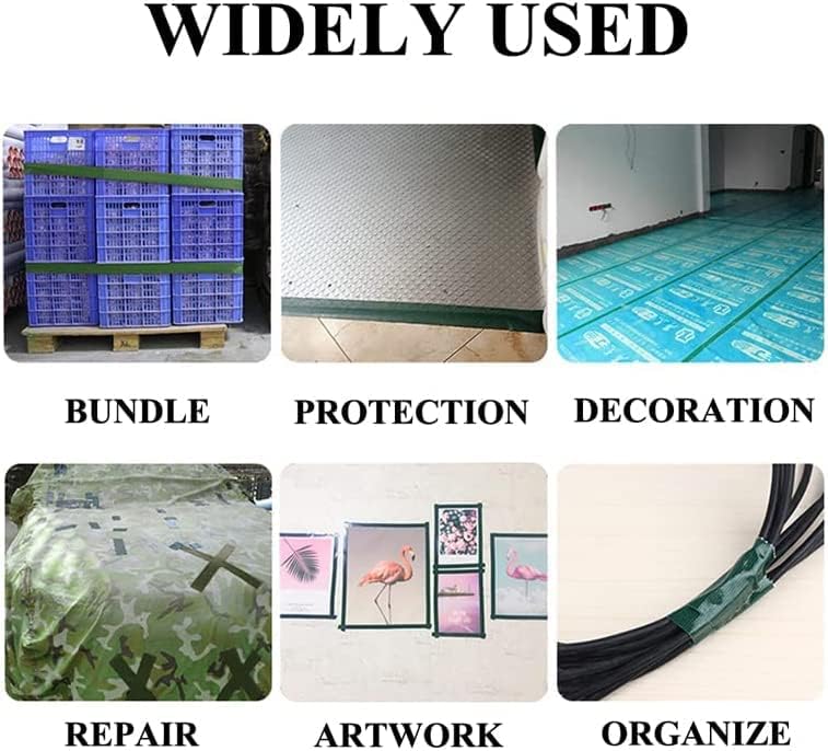 Miniatura 4 de LLPT Cinta adhesiva de grado prémium de 2.36 pulgadas x 108 pies x 11 mil, fácil de rasgar, sin residuos, fuerte adhesivo, color blanco (DT243)