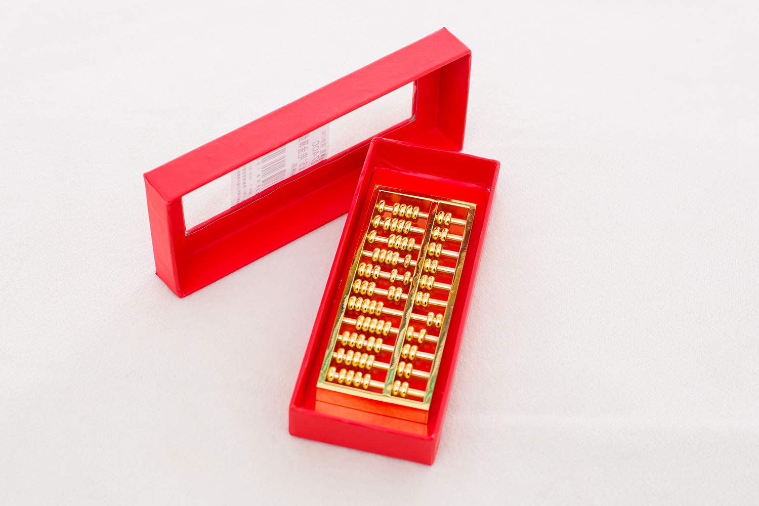BRABUD Mini cobre Abacus decoración calculadora china calculadora matemática herramienta para niños adultos colección WQ018 3