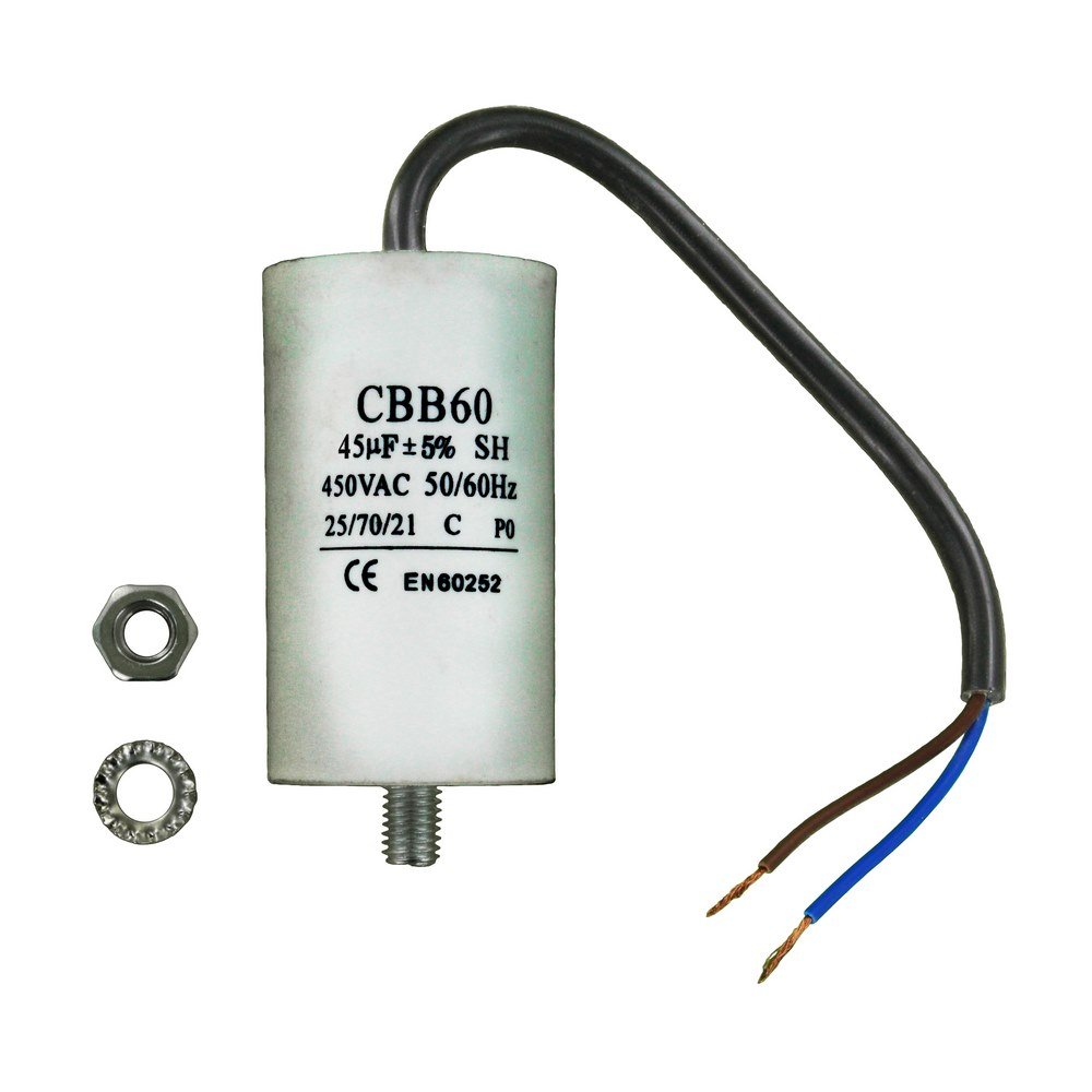 Paxanpax 11-CA-45C Universal Capacitor with Cable Connectors, 21 cm