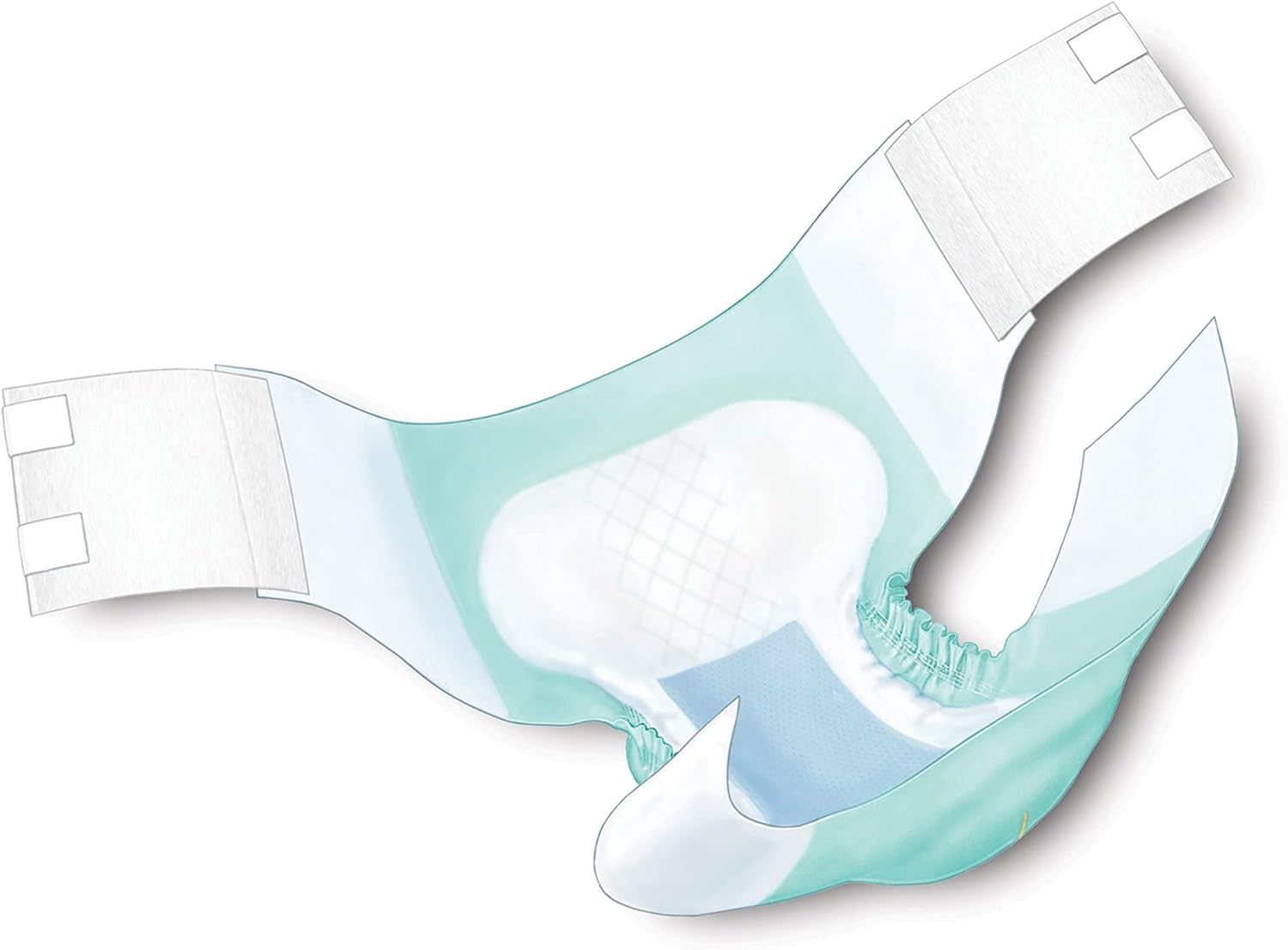 Wings xxl Adult Brief, 2X-Large, Maximum Absorbency, 67093 - Case of 48