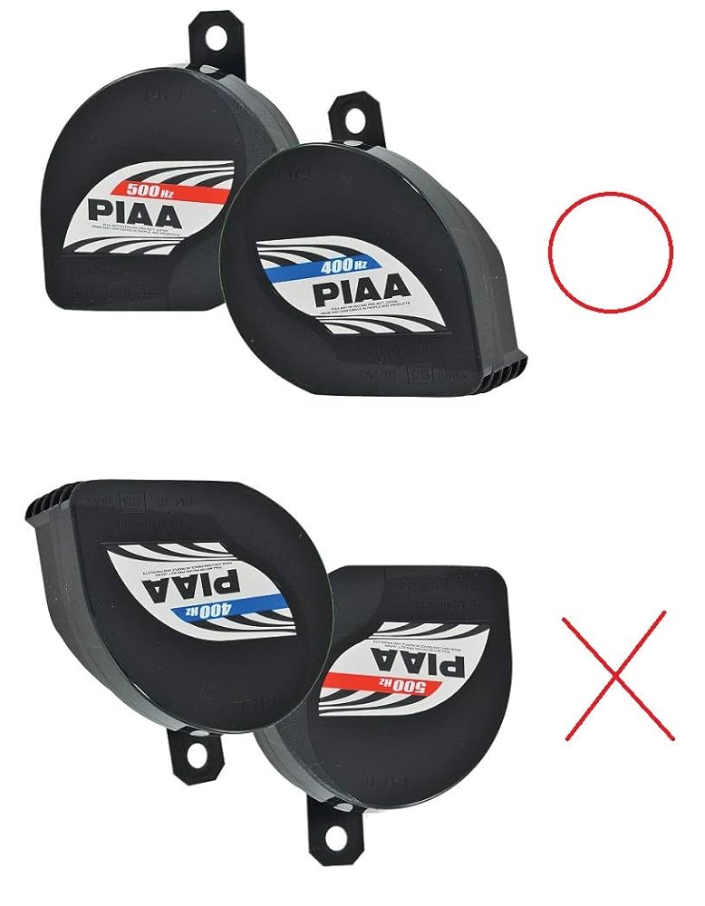 Amazon.com: PIAA 85114 Slim Line 400Hz + 500Hz 112db Sports