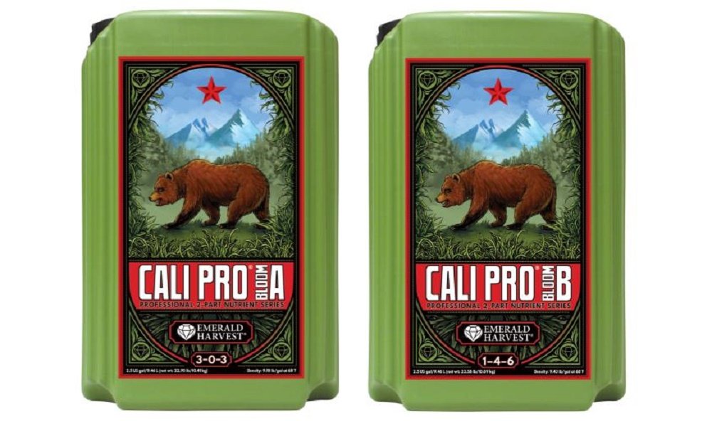 Emerald Harvest Nutrients Cali Pro Bloom A & B Set - 2.5 Gallon
