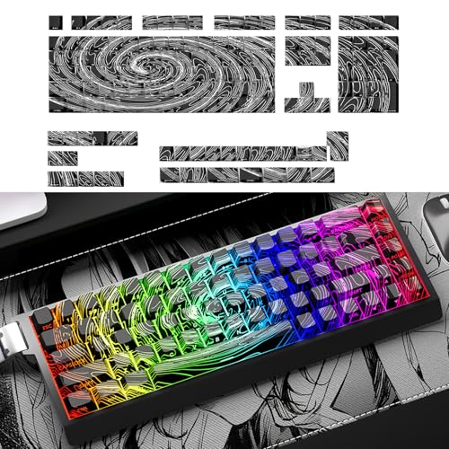 Teclas PBT impresión lateral estilo Tornado para teclado mecánico original 2
