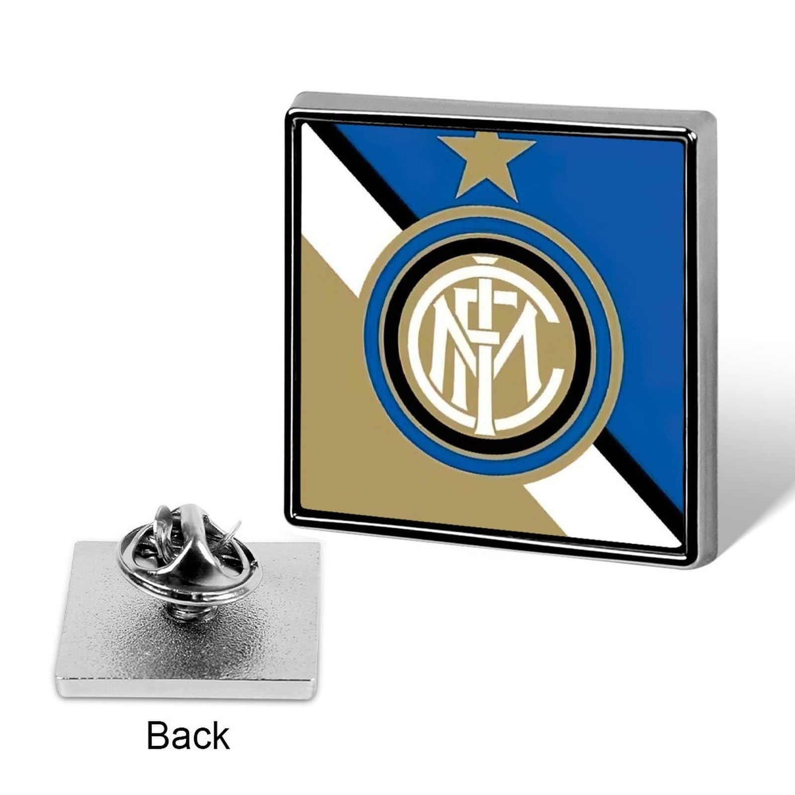 Amazon.co.jp: インテル・ミラノ ピンバッジ 缶バッジ 襟章 ネクタイ