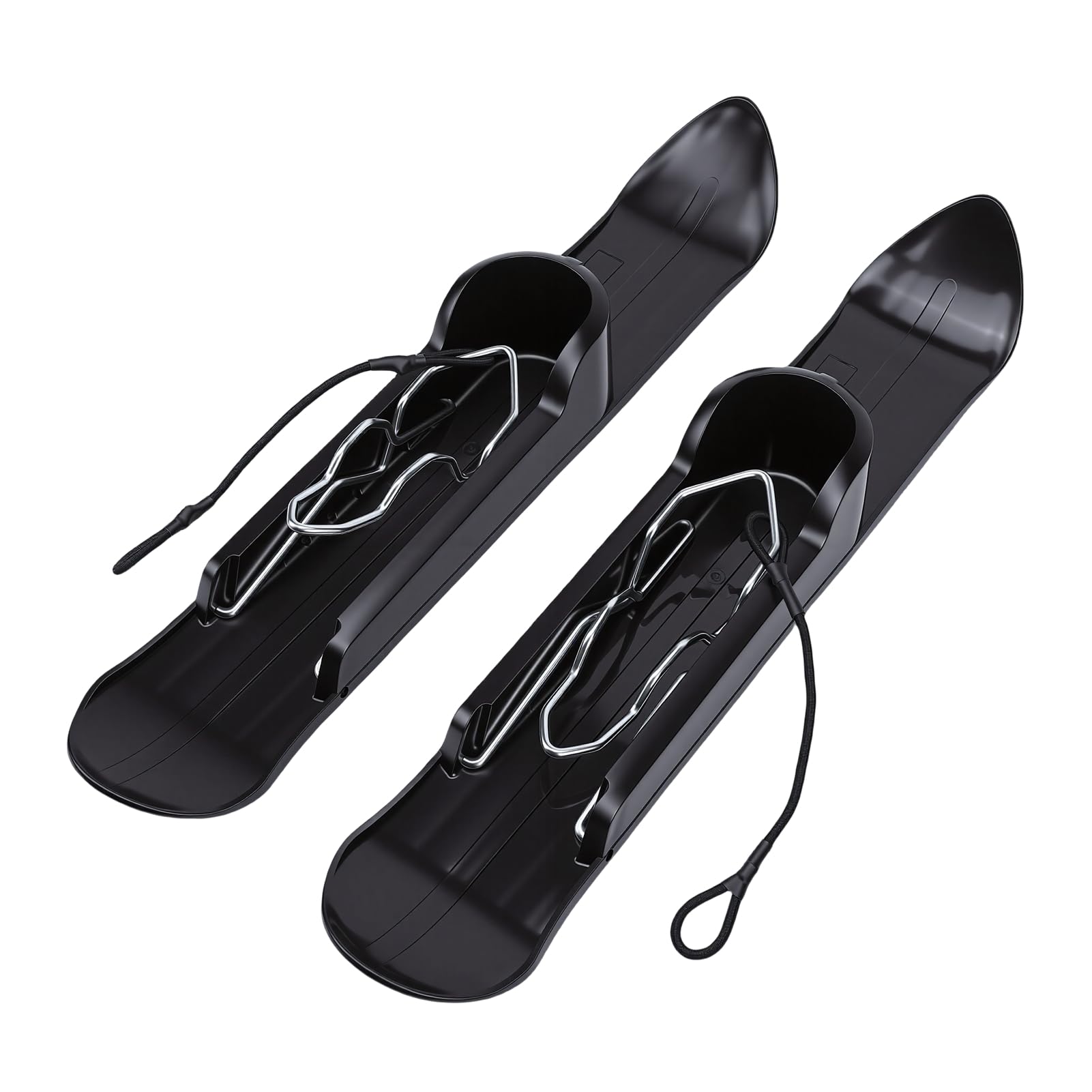 Domary Skis de Poussette, Paquet de 2 Planches Traîneau à Neige pour Roues