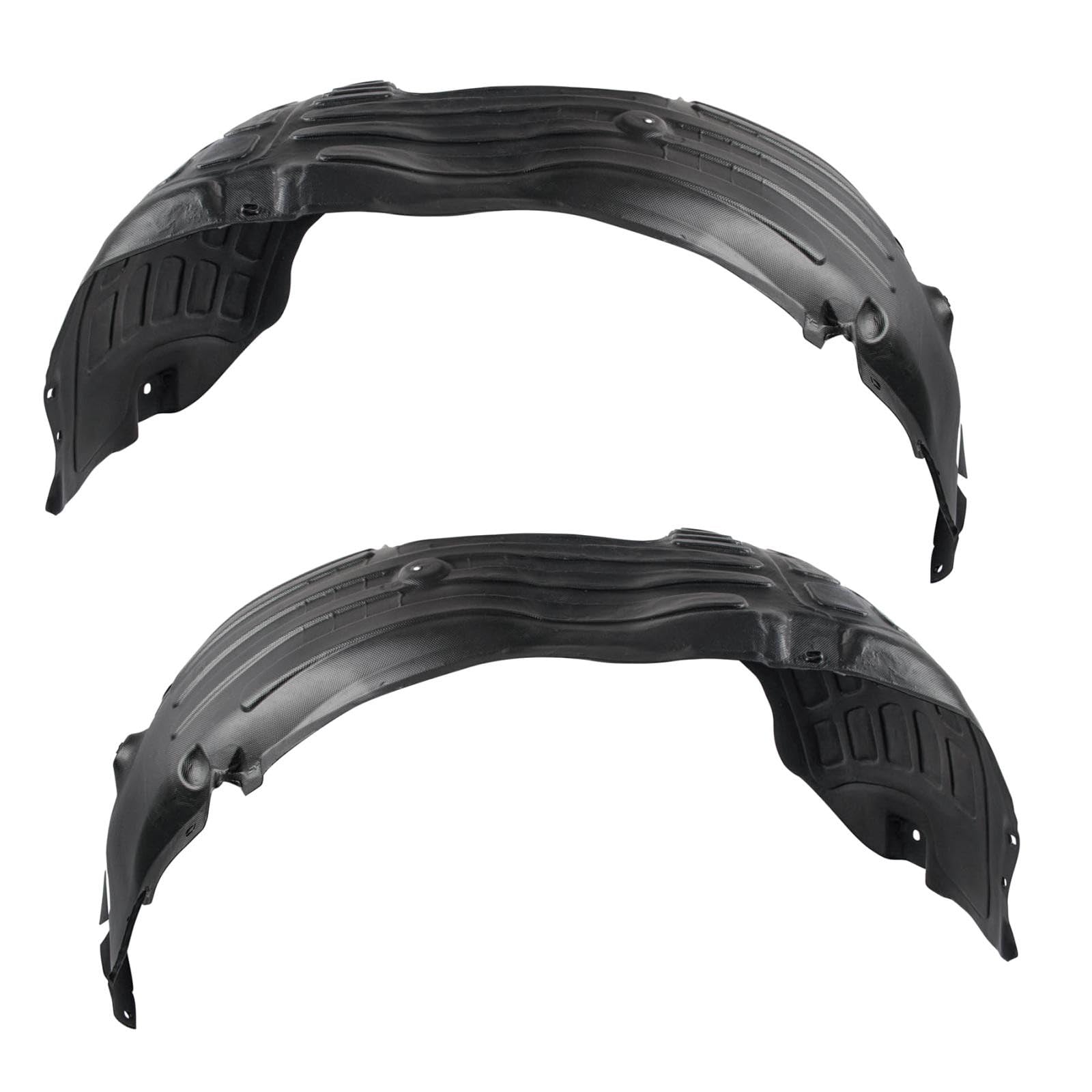 TRQ Front Driver and Passenger Side Inner Fender Liner Set | For 2016-2018 Kia Optima Korea Built Models 1st VIN Digit K