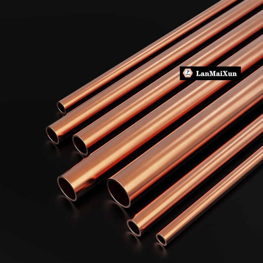 1Kupfer φ50mm×1.5mm×500mm Hohles Kupferrohr, hartes Kupfergerades Rohr