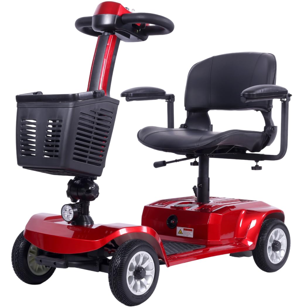 Scooter 4 Ruedas para Movilidad Reducida y Mayores Desmontable Medidas Reducidas 190 Kg Dortomedical®