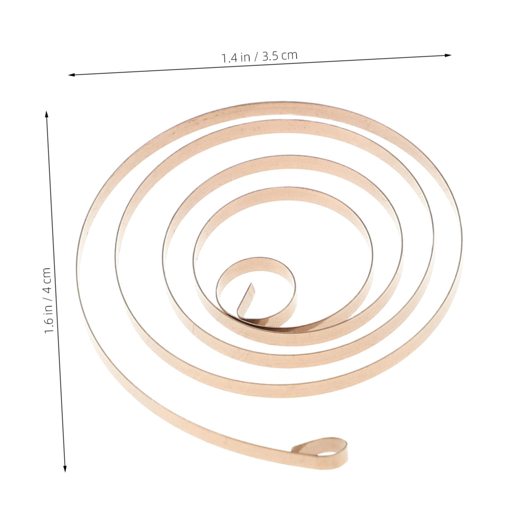 VANZACK Stainless Steel Wind Up Spring Replacement Coil for Mini Robots Clockwork Animals Easy Installation Reliable Power Source for DIY Mechanical Models