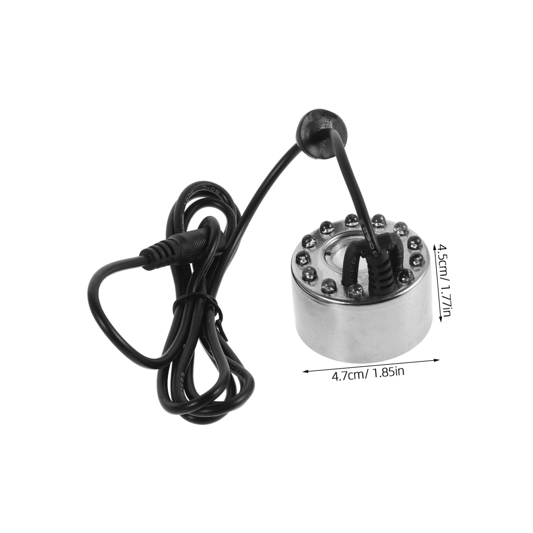 Abaodam Mist Maker Fog Machine with LED Lights Humidifier for Fountains and Home Decor Misting Effects Easy Installation