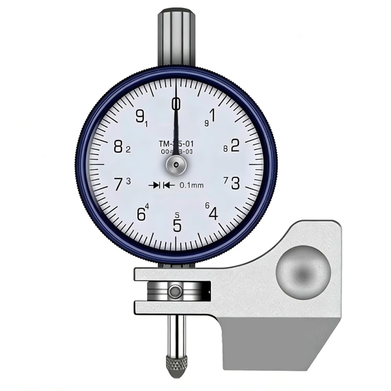 Medidor de diferencias de superficie de precisión, precisión de 0,1 mm, rango de 0 a 10 mm, precisión, giratorio, graduaciones claras, para moldes, piezas de automóviles, procesamiento mecánico.