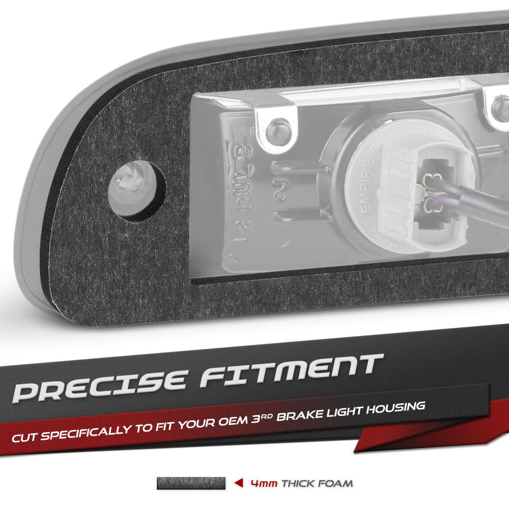 Guarnizione In Schiuma Per Terza Luce Freno – Chevy Silverado / GMC Sierra 2007-2013 (Spessore 4 Mm, Adesivo Ultra Forte) - 4