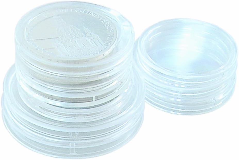 SAFE Round Coin Capsules - 25 per Pack - Choose Your Diameter Size (27mm)