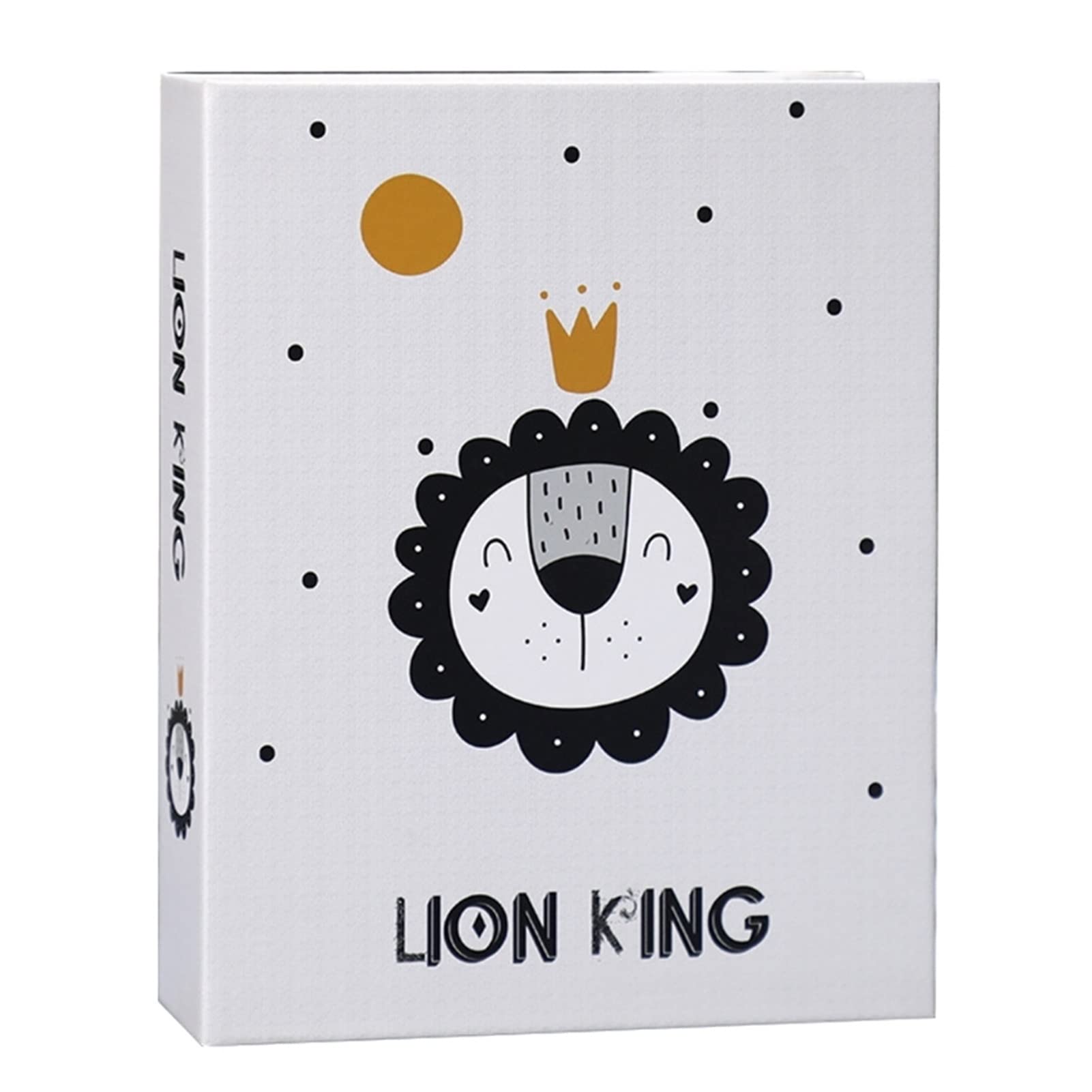 Bricolaje Libro de Diario de álbumes de Fotos de Viajes for Oficina de Viaje Escuela Secundaria Escuela de Negocios Memoria de Regalo (Color : The Lion King)