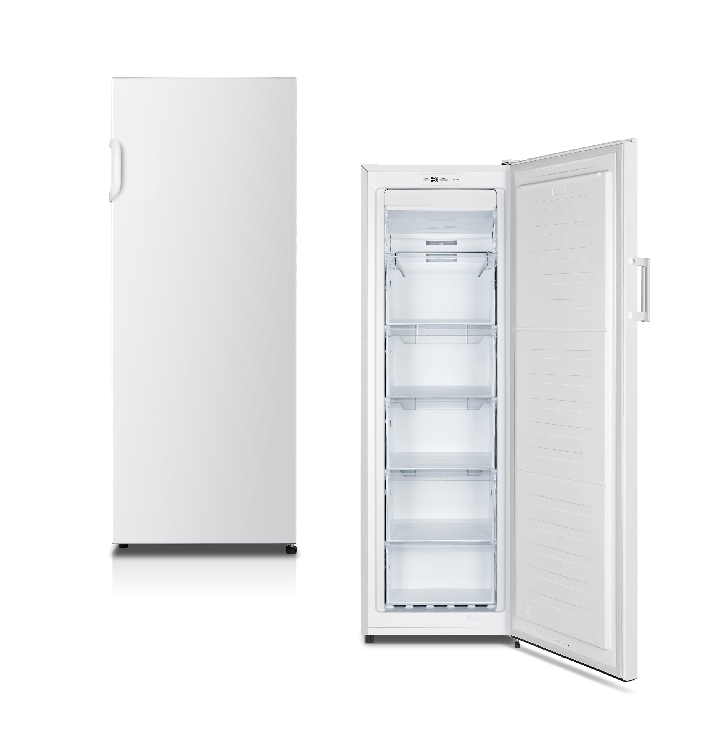PKM Gefrierschrank GS212.4A++NF N | weiß | 194 Liter | Fast-Freeze | No Frost | Breite 56 cm | 5 Schubladen | 1 Gefrierklappe | Türanschlag wechselbar