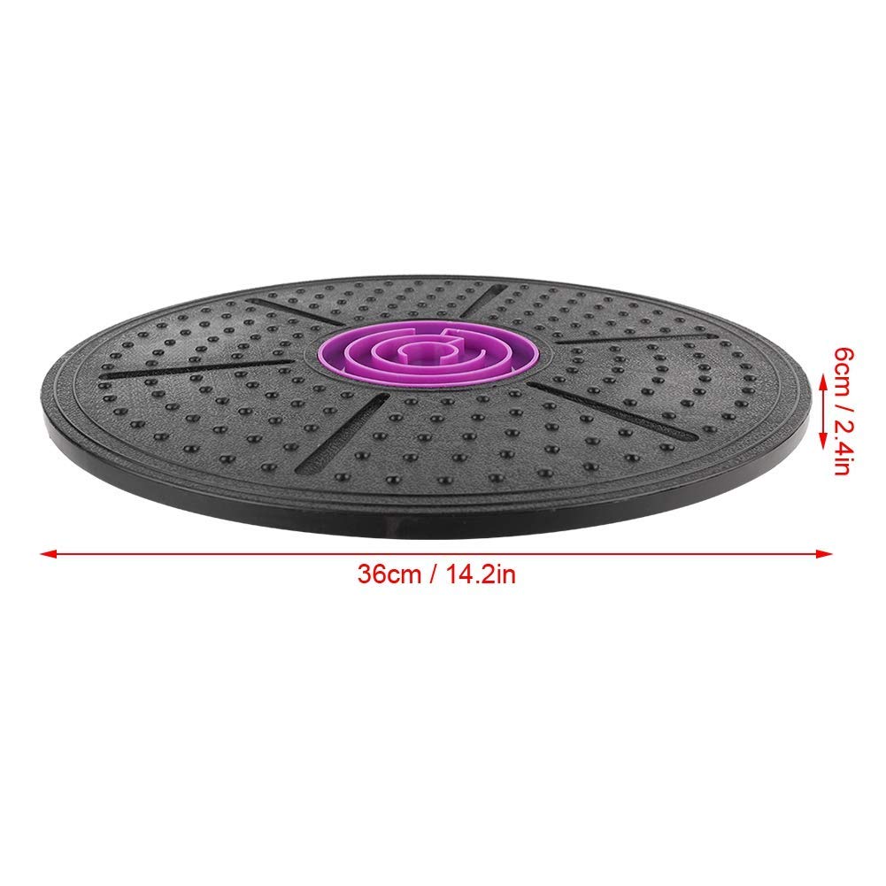 Ejoyous Balance Board, Tavola Oscillante Antiscivolo Labirinto Viola Balance Board Palestra Fitness Esercizi Riabilitazione Allenamento Terapia Top per Fisioterapia per Rafforzare i