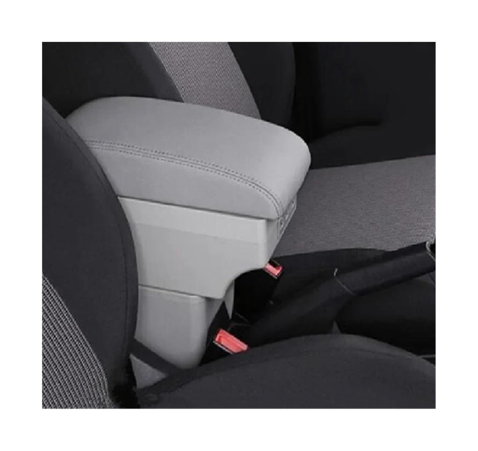 DYDGUTUFB For Kia For Picanto Car Armrest Box Center Console Central Storage Box Interior Accessories (C style gray 7USB)
