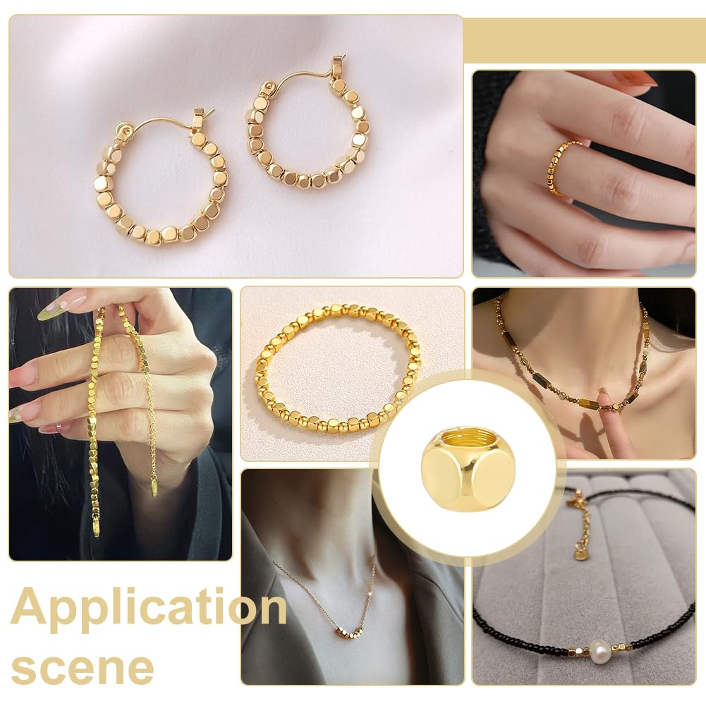 PH PandaHall 600pz Perline Placcate In Argento Sterling 925, 3mm Perline Rotonde Lisce di Continuità Perlina Distanziali In Ottone Perlina Vita per La Creazione di Gioielli Bracciale