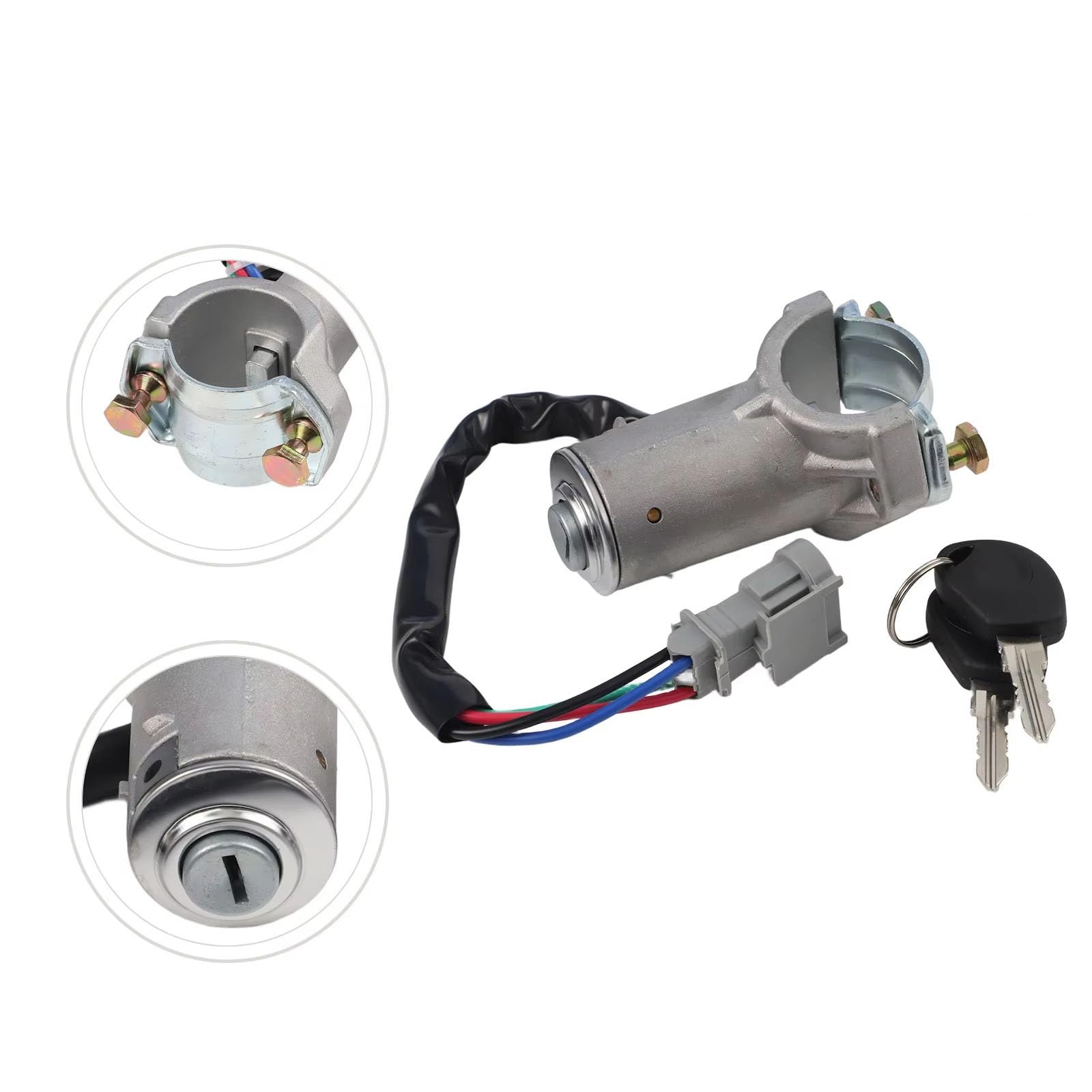 Cilindro de Cerradura de Encendido Compatible con Daily para Modelos Daily Cilindro de Cerradura de Interruptor de Encendido con Llaves Pieza de Repuesto Direc Automotive Parts 2992551
