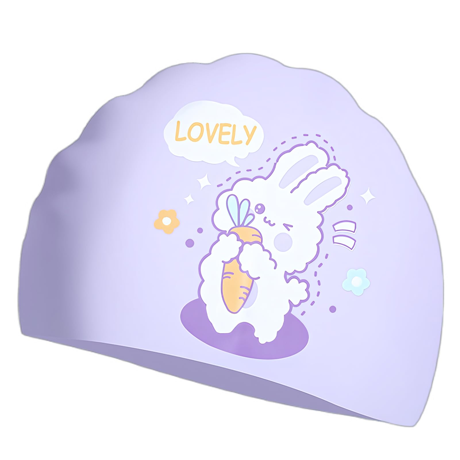 Gorro de natación de Silicona para Familia de Gatos para niños con diseño de Dibujos Animados,Impermeable, protección para los oídos,no aprieta,Bonito Gorro de natación,Ideal para Nadar — view 10