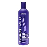 Clairol Professional Shimmer Lights Purple Shampoo, 16 fl. Oz, Neutralizes Brass & Yellow Tones, For Blonde, Silver, Gray & Highlighted Hair Packaging May Vary