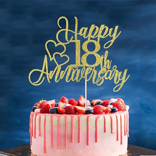 Miniatura 10 de Decoración para pastel de 55 aniversario, suministros de decoración de aniversario de boda y cumpleaños número 55 (purpurina verde)