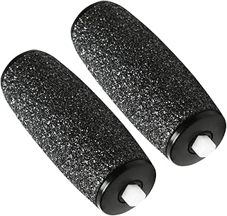2pcs Replacement Rollers Heads Refills Compatible for Scholl Velvet Smooth,Pedicure Hard Skin Remover Refills Extra Coarse Replacement Rollers Heads for Scholl Pedicure Hard Skin Remover