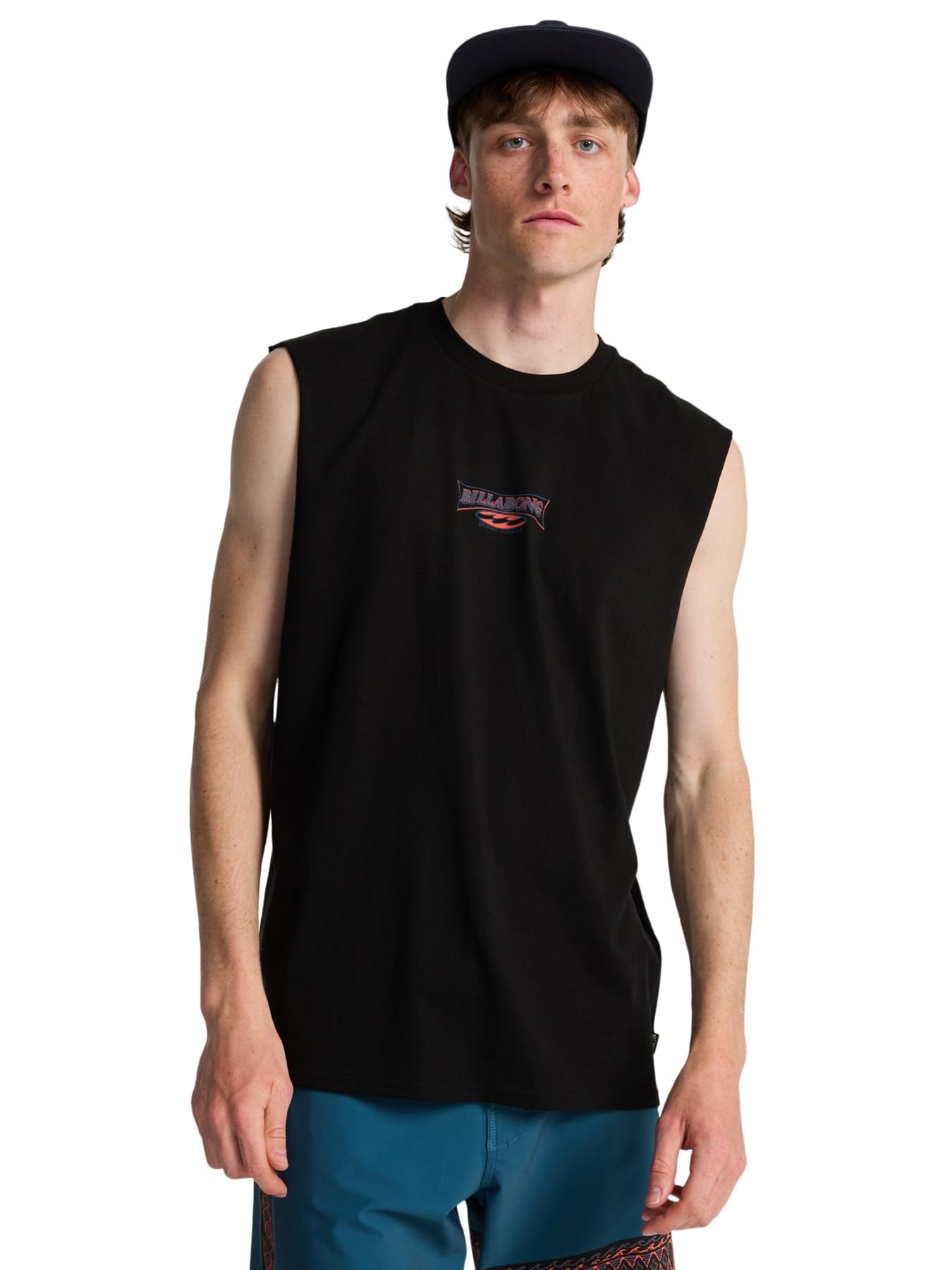 BILLABONG Men's Burleigh Tank Top T Shirt Top Black Size X-Large