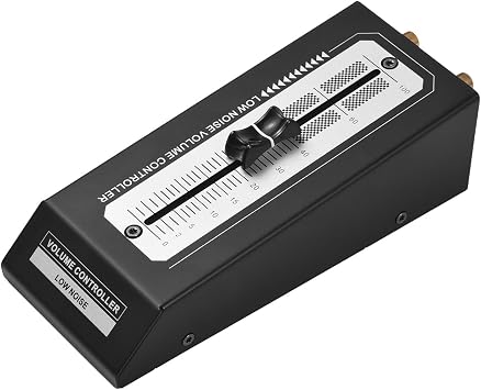 Phono Preamp, Mini Passive Volume Adjuster Volume Adjustment Device No External Power Supply for All Types of Playback Devices and External Active Speakers