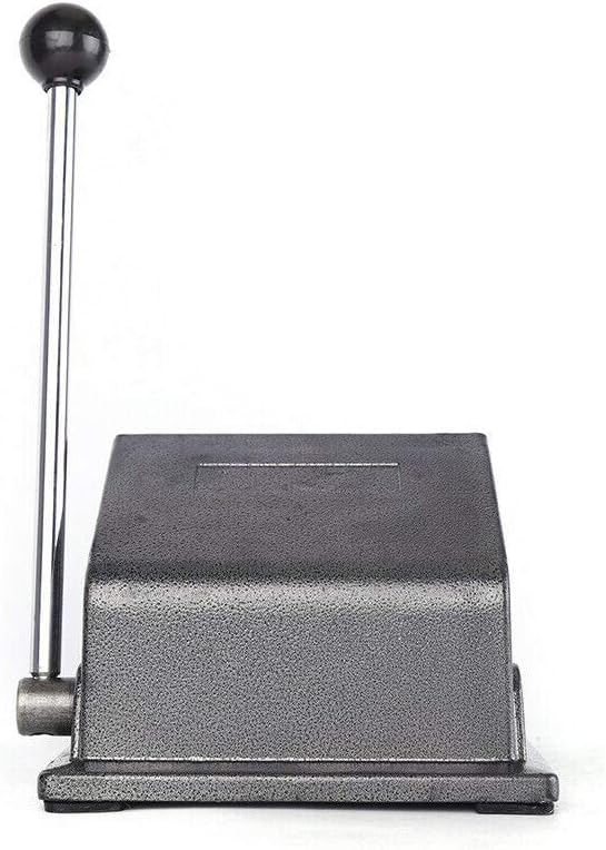 Eapmic Button Badge Maker Punch Press Machine, 37mm (1.5inch) Manual Round Graphic Punch Die Cutter, Steel, Black, 37mm (1.5inch)