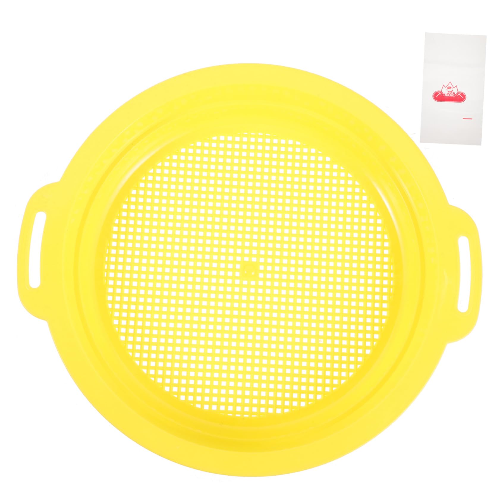 Mikikit Dirt Sifter Mining Sieve Pan Panning Filter Pan for Outdoor Gold Hounding