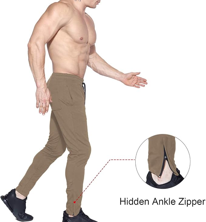 BROKIG Mens Gym Athletic Pants Sport 