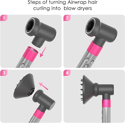 Miniatura 5 de SHISUIZHE Difusor de cabello y adaptador compatible con Dyson Airwrap, accesorios para combinación de secadora de aire convertidor, regalos para