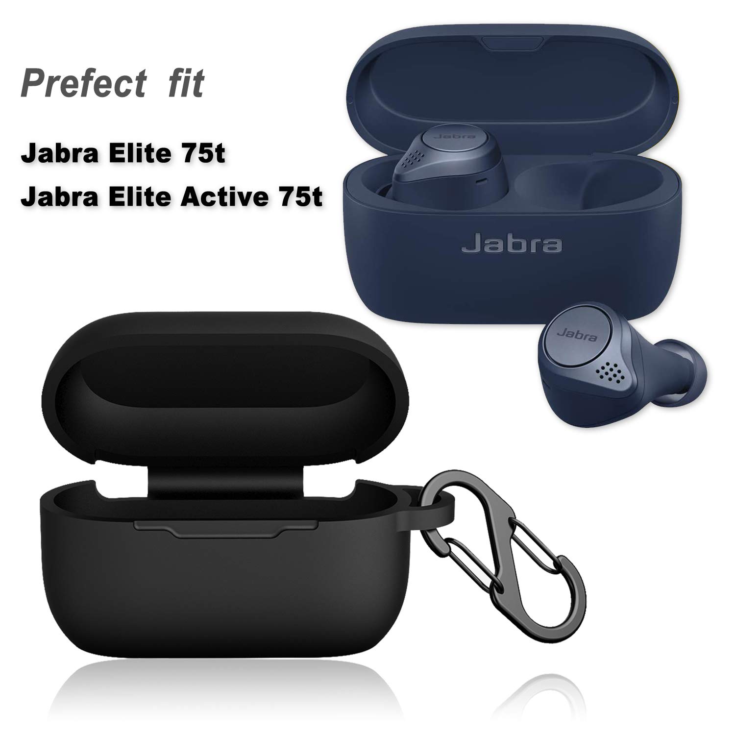 Aotao Silicone Case for Jabra Elite 75t 