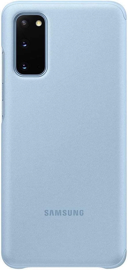 SAMSUNG Galaxy S20 Case, Official S-View Flip Cover (Blue)
