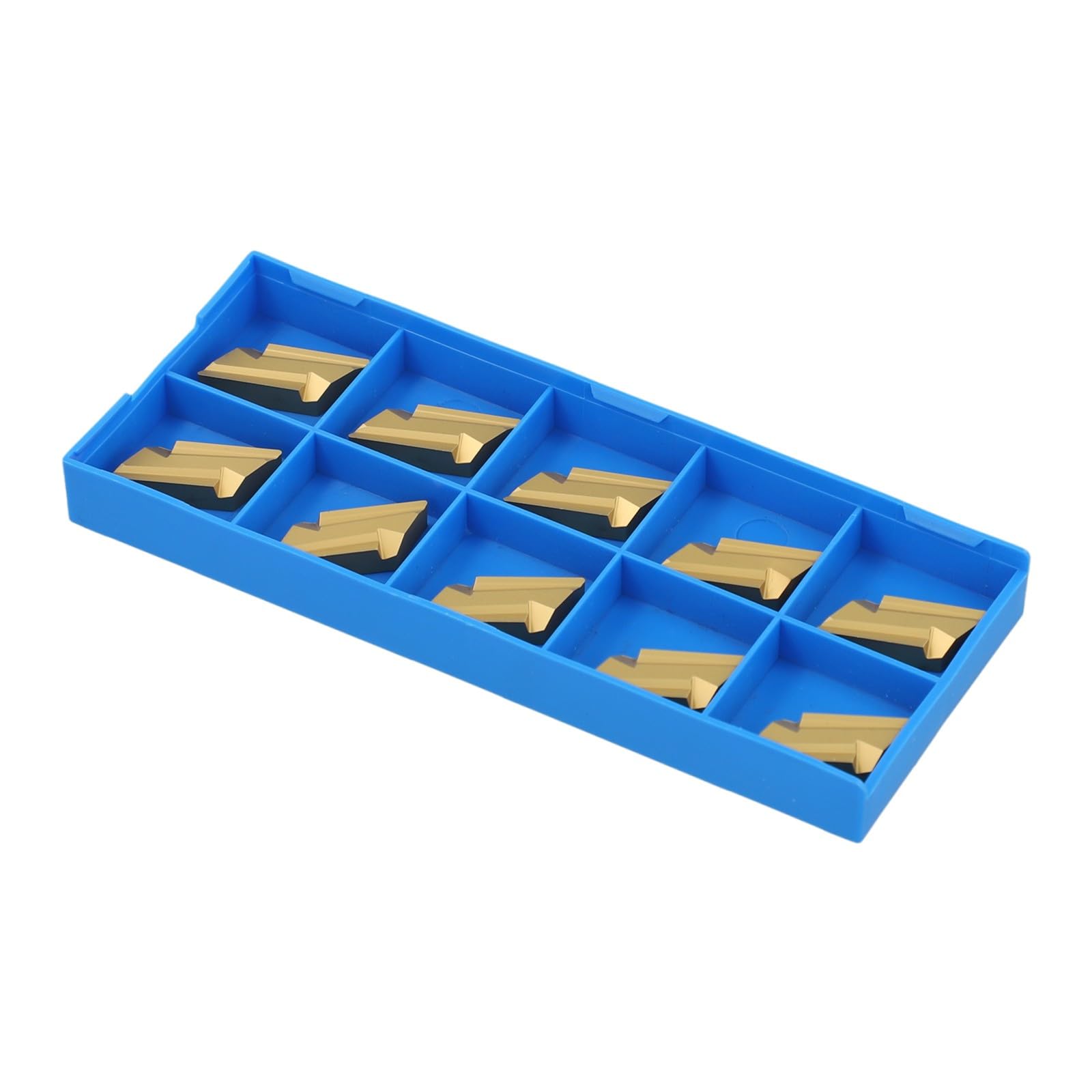 KNUX160405R-11 Inserti di tornitura in carburo indicizzabili, set da 10 pezzi per portautensili destro DKJNR, inserti per tornio CNC con elevata resistenza alla presa e tolleranza stretta