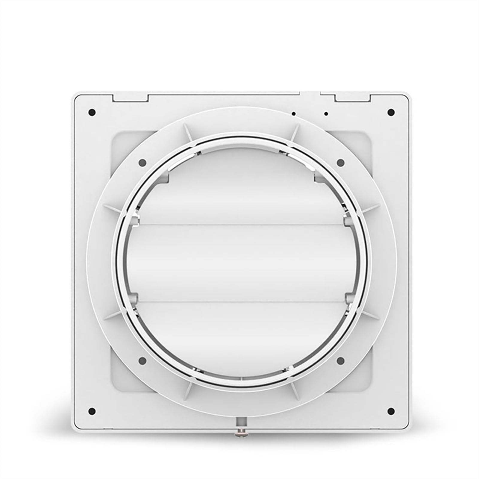 Ventilador Ventilación Potente Extractor De Aire Silencioso For Baño, Ventana, Pared, Cocina, Persianas De Vidrio For El Hogar Con Válvula De Retención Cuarto de baño(25.2 * 25.2cm)