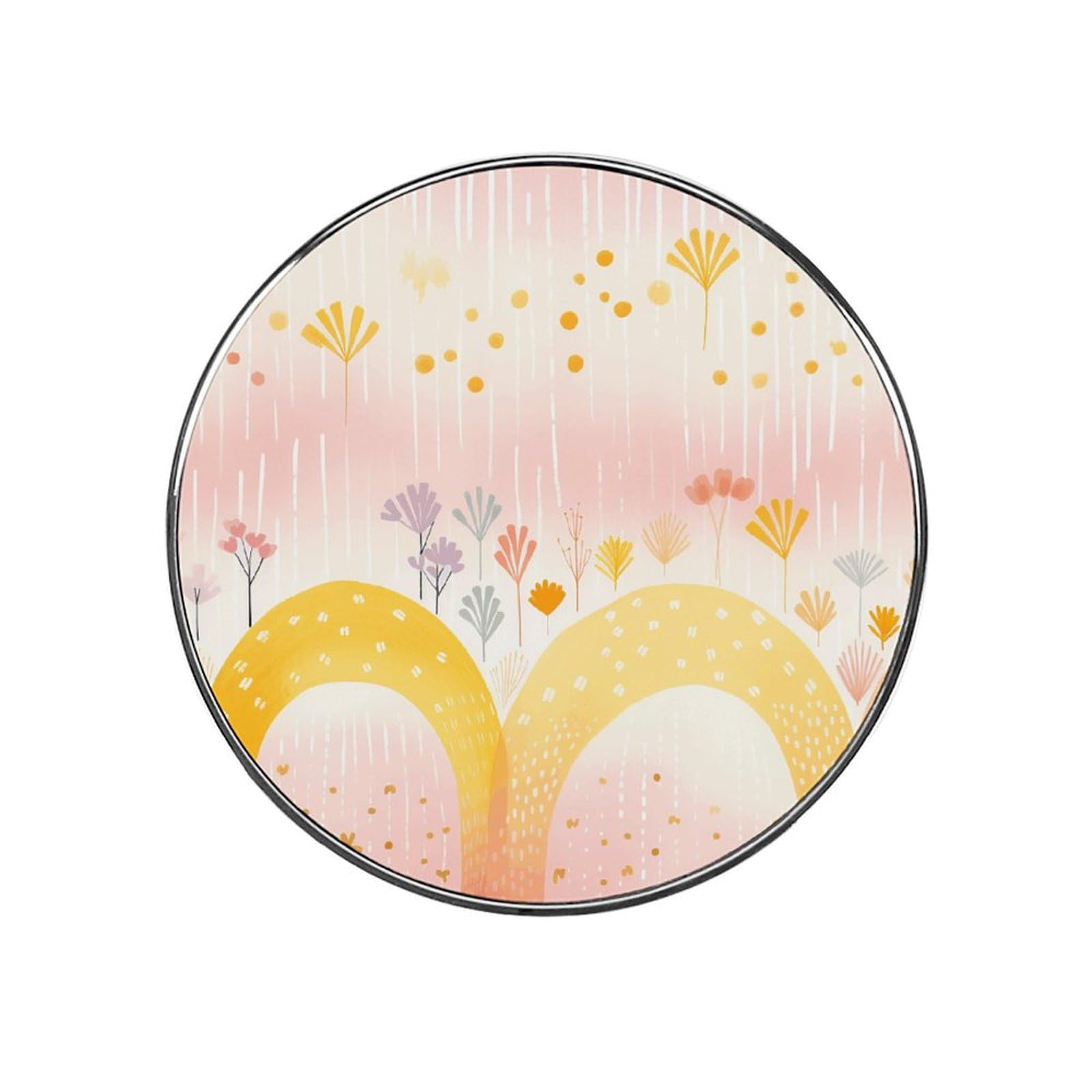 Adfgyerh Style Several Rainbows Refrigerator Magnets Circular Design，Stickers Home Decorations，Fridge Magnets For Fridge Plant Lovers Kitchen Office Locker Whiteboard Car Garage Decor.
