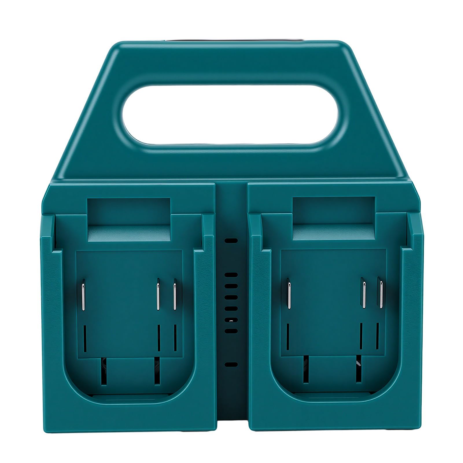 Caricabatterie a 4 Slot per Batterie Agli Ioni di Litio da 18 V | Stazione di Ricarica della Batteria, Materiale in Lega PC, compatibilità BL1830 BL1850 BL1860B, Slot per Montaggio a