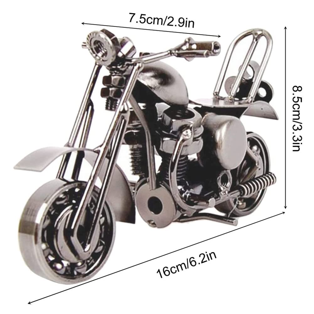 Motorradmodell kreative Handwerk Geschenk , RetromotorradModell, Metallmaterial, Erledigte Elektrolytische Auflage (Art 1)