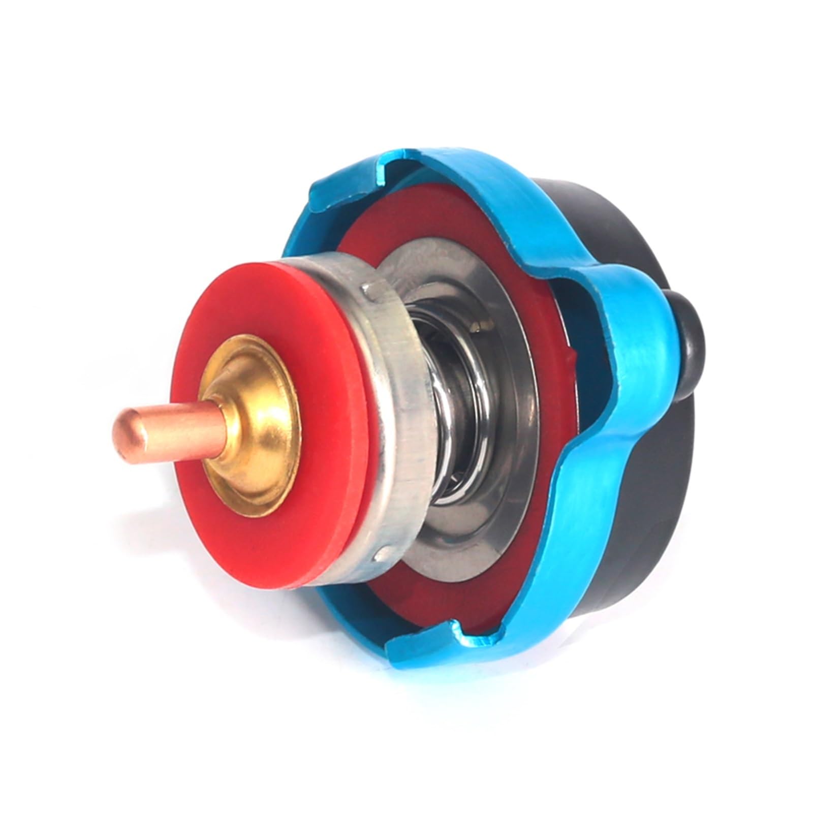 Car Motorcycle Styling D1 Spec Thermo Radiador Cap Tank Cover Medidor de temperatura del agua con utilidad Safe 0.9 Bar / 1.1 Bar / 1.3 Bar (Color : Big Head 1.1)