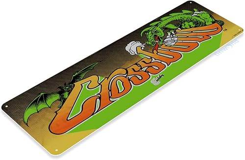 TIN SIGN Crossbow Arcade Game Room Mame Marquee Sign Retro Classic Gaming Console Letrero Metal Decoración C635