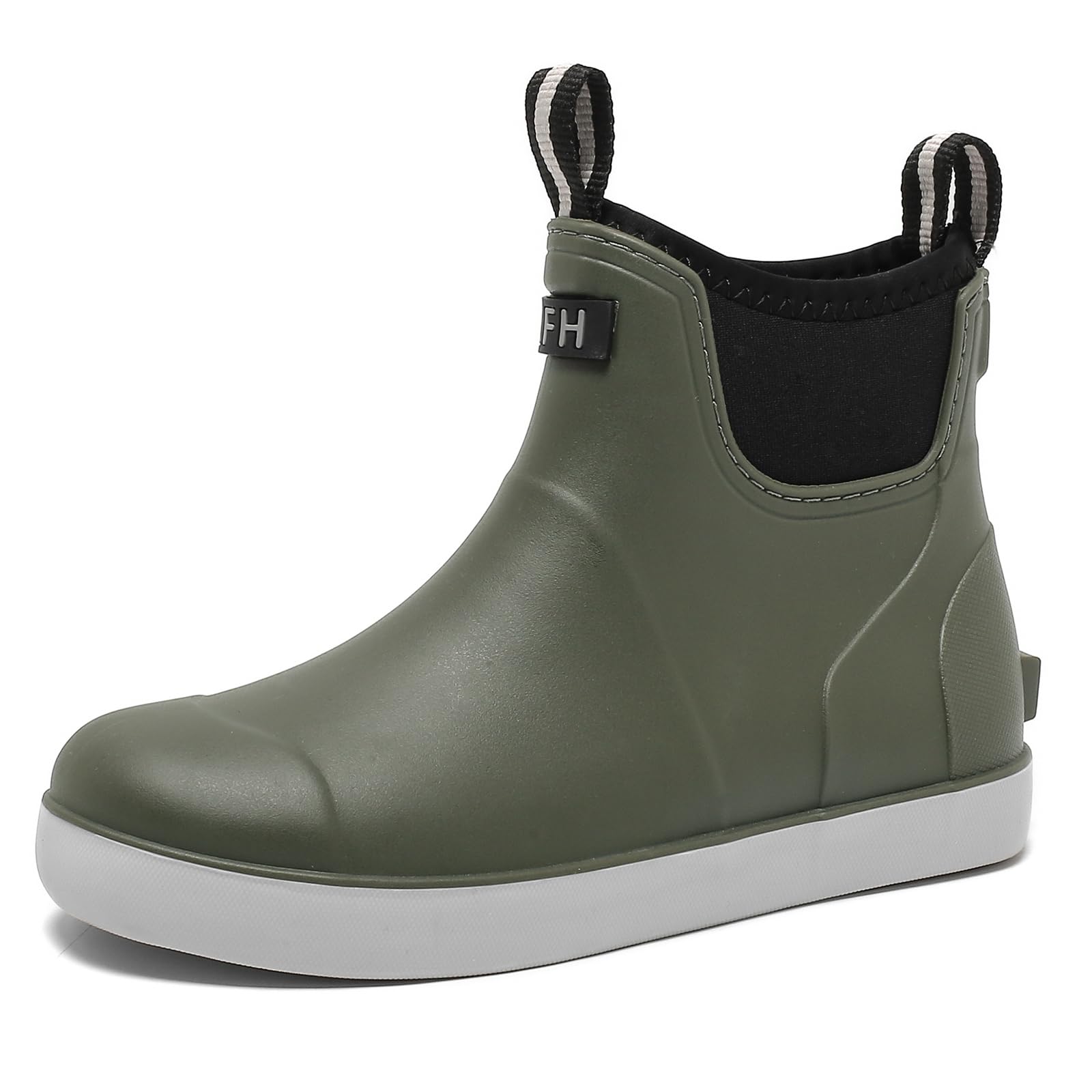 Yenxapei Unisex Gummistiefel Kinder gefüttert Jungen Mädchen,Halbhoch Regenstiefel Wasserdicht Antirutsch Stiefel,für Angeln, Bootfahren, Camping, Landwirtschaft, Gartenarbeit, Schultheater.