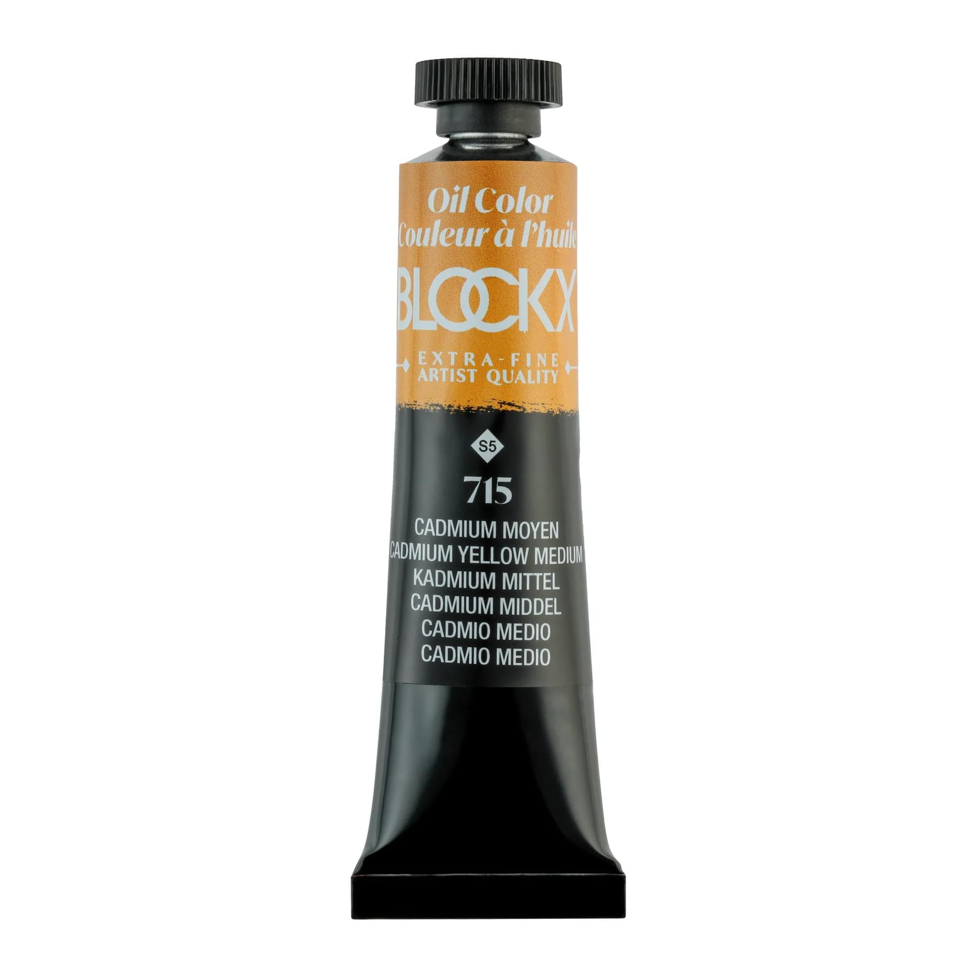 Blockx 212715BXC - Huile Cadmium Jaune Moyen - 20ml tube