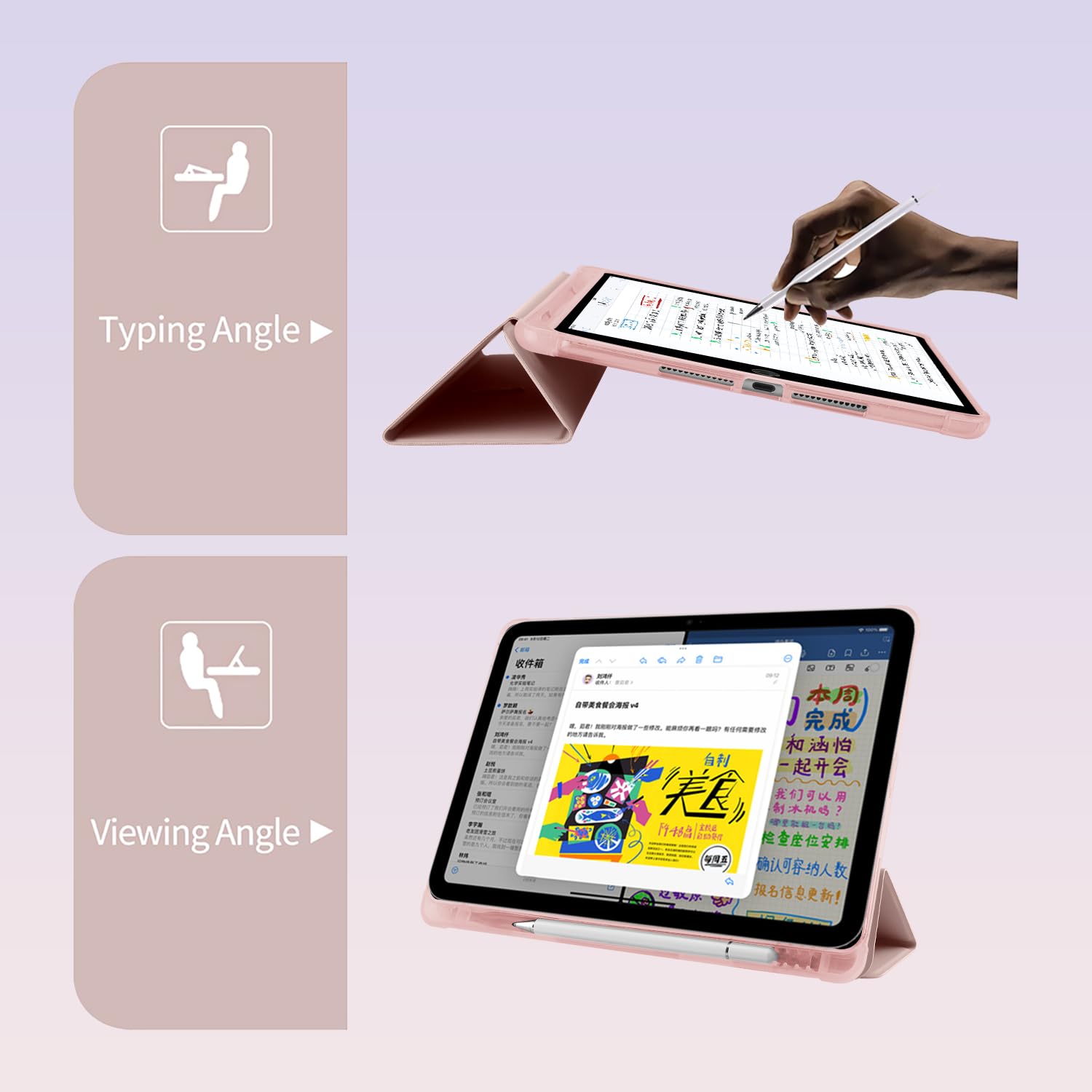 Carino Cherry Sunset per iPad mini 7 A17 Pro Caso per iPad mini 6