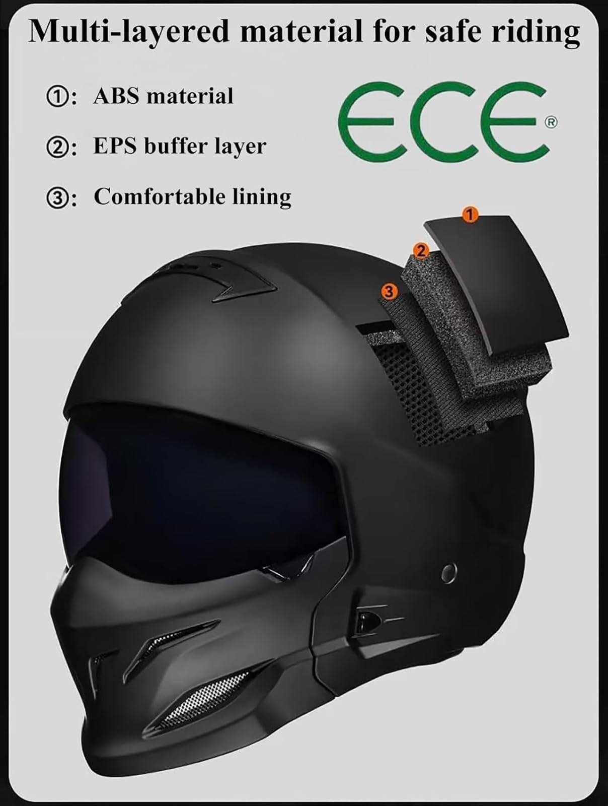 Otwarty kask integralny, dopuszczony przez DOT/ECE, kask modułowy do cruiser, skutera, motoroweru, ulicznego i drogowego, odpowiedni dla mężczyzn i kobiet.