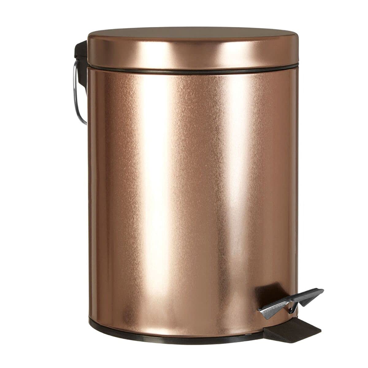 Premier Housewares Rose Pedal Bin 5Ltr Gold